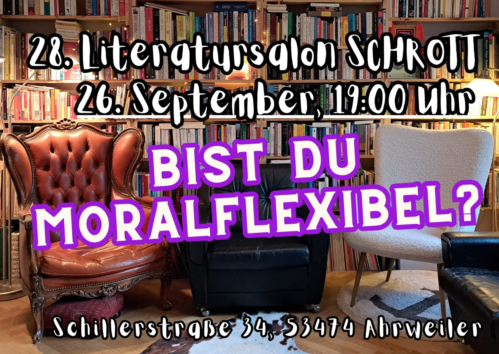 28. Literatursalon SCHROTT Bist du moralflexibel